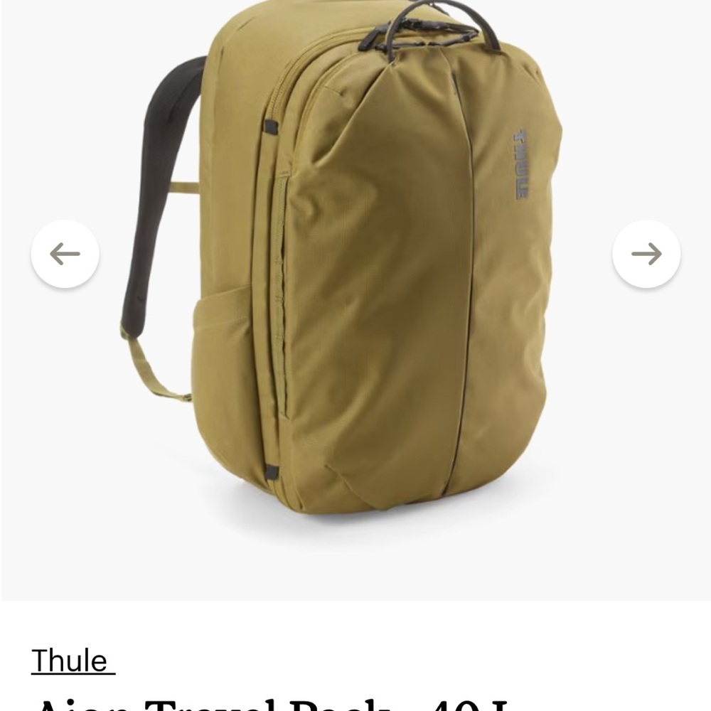 Thule Aion Backpack - Olive Green
